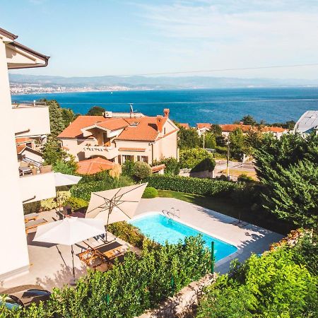 Panoramic Apartment Sea View And Pool Opatija Ičići Exteriör bild